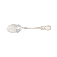 French Provincial Sterling Silver Oval Soup Spoon