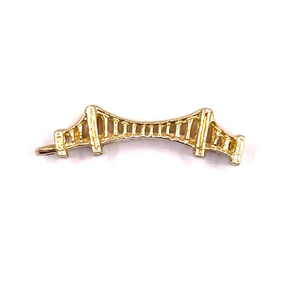 14kt Golden Gate Bridge Charm