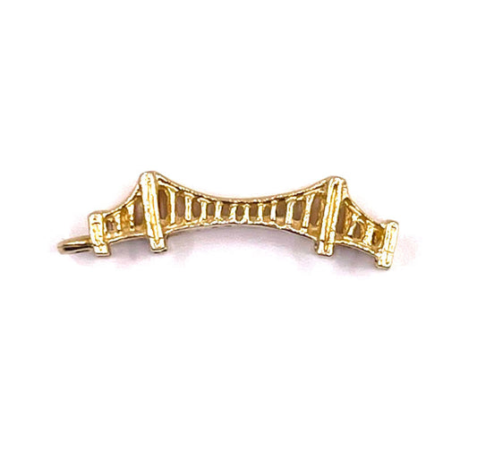 14kt Golden Gate Bridge Charm