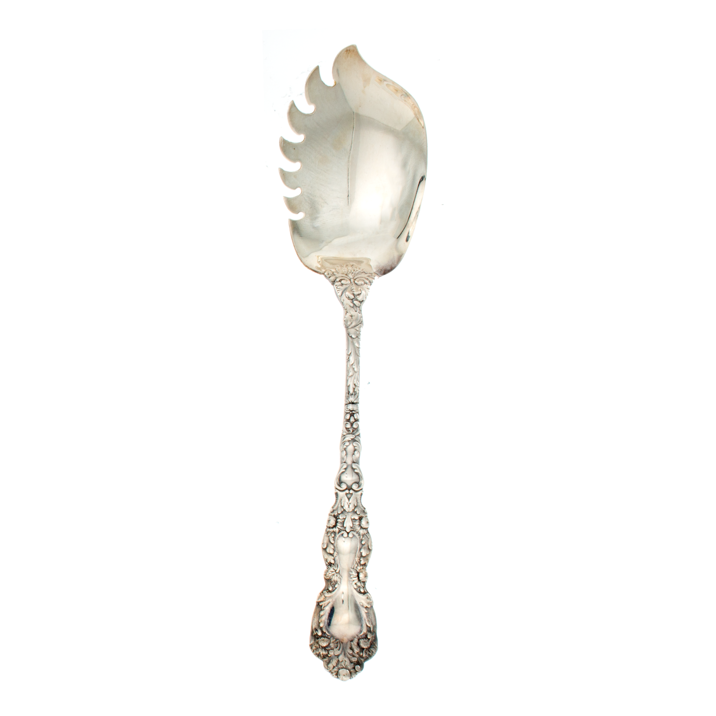 Imperial Chrysanthemum Sterling Silver Macaroni Server