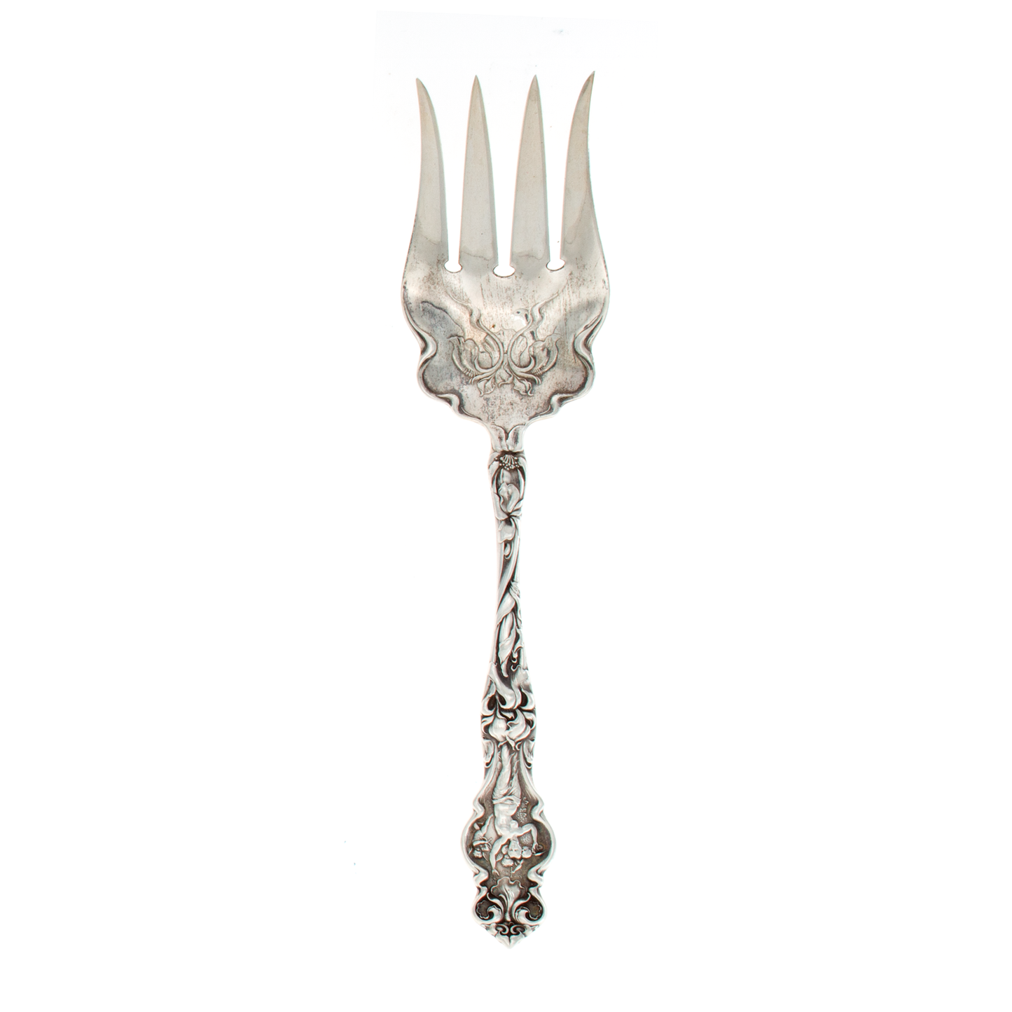 Irian Sterling Silver Large Cold Meat Fork