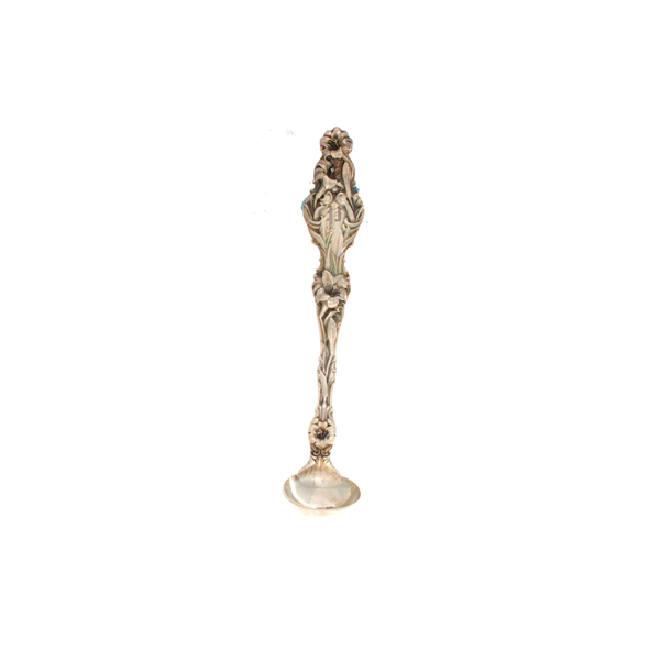 Lily Sterling Silver Mustard Ladle