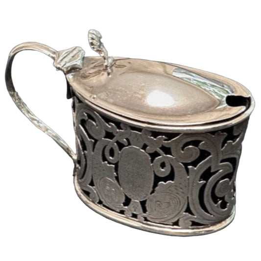 Sterling Silver Mustard Pot, Deakin & Francis, Birmingham, 1898