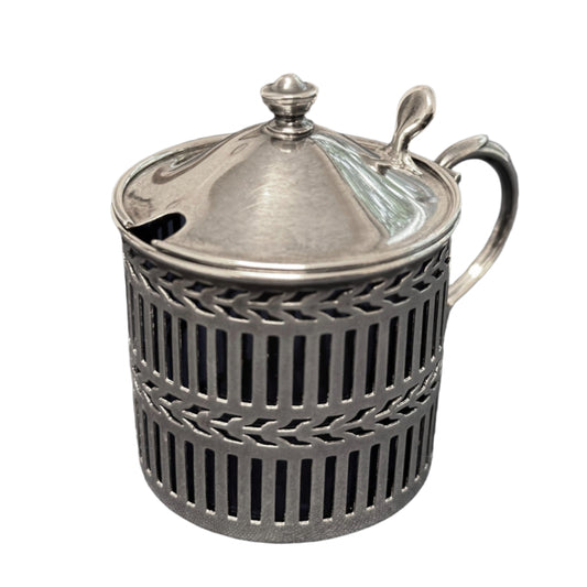 Sterling Silver Mustard Pot, Watson Company, U.S., ca. 1910