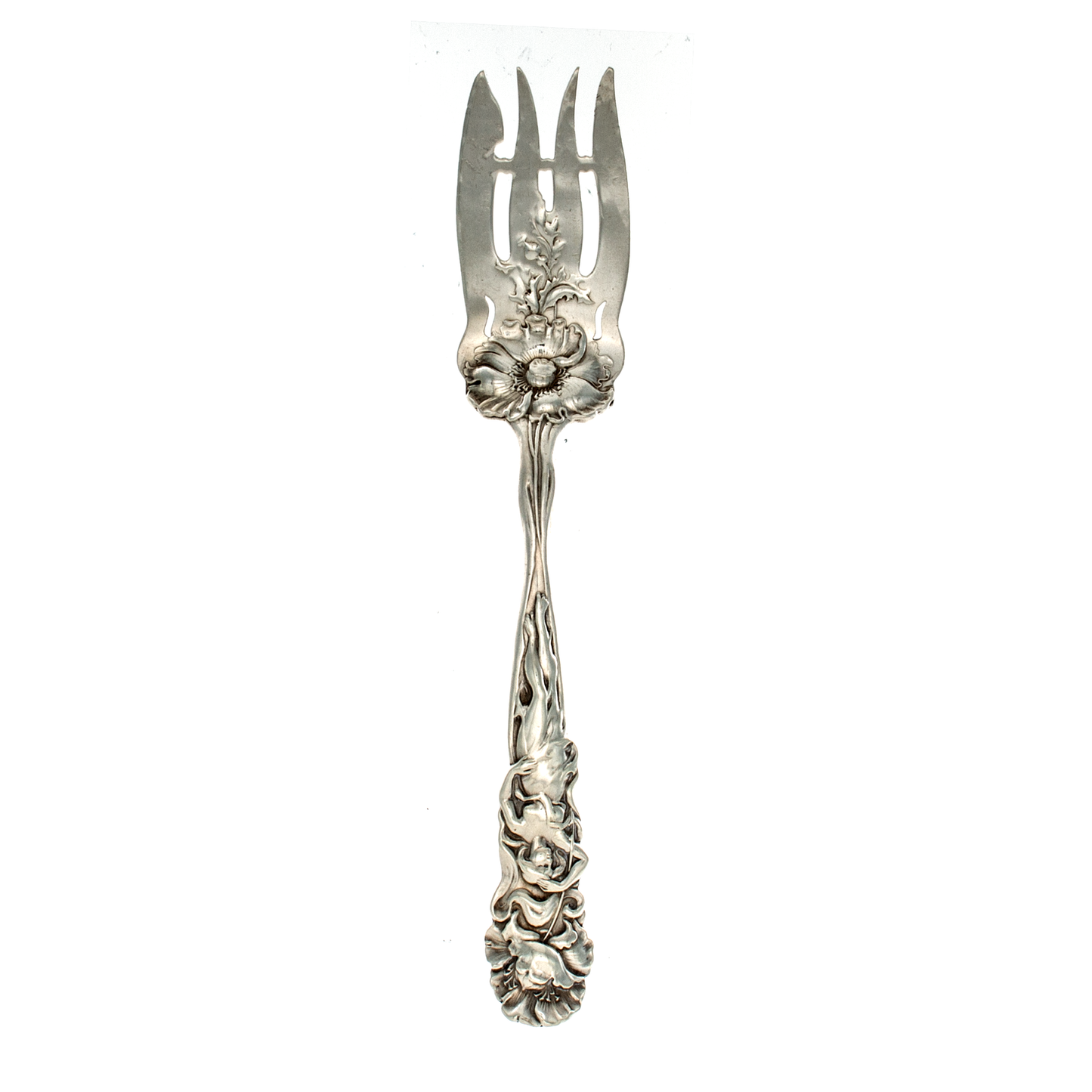 Raphael Sterling Silver Cold Meat Fork