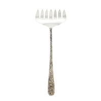 Repousse Sterling Silver Bacon Fork