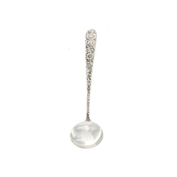 Repousse Sterling Silver Mayonnaise Ladle