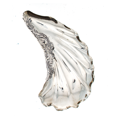 Shiebler Sterling Wave Shaped Oyster Dish