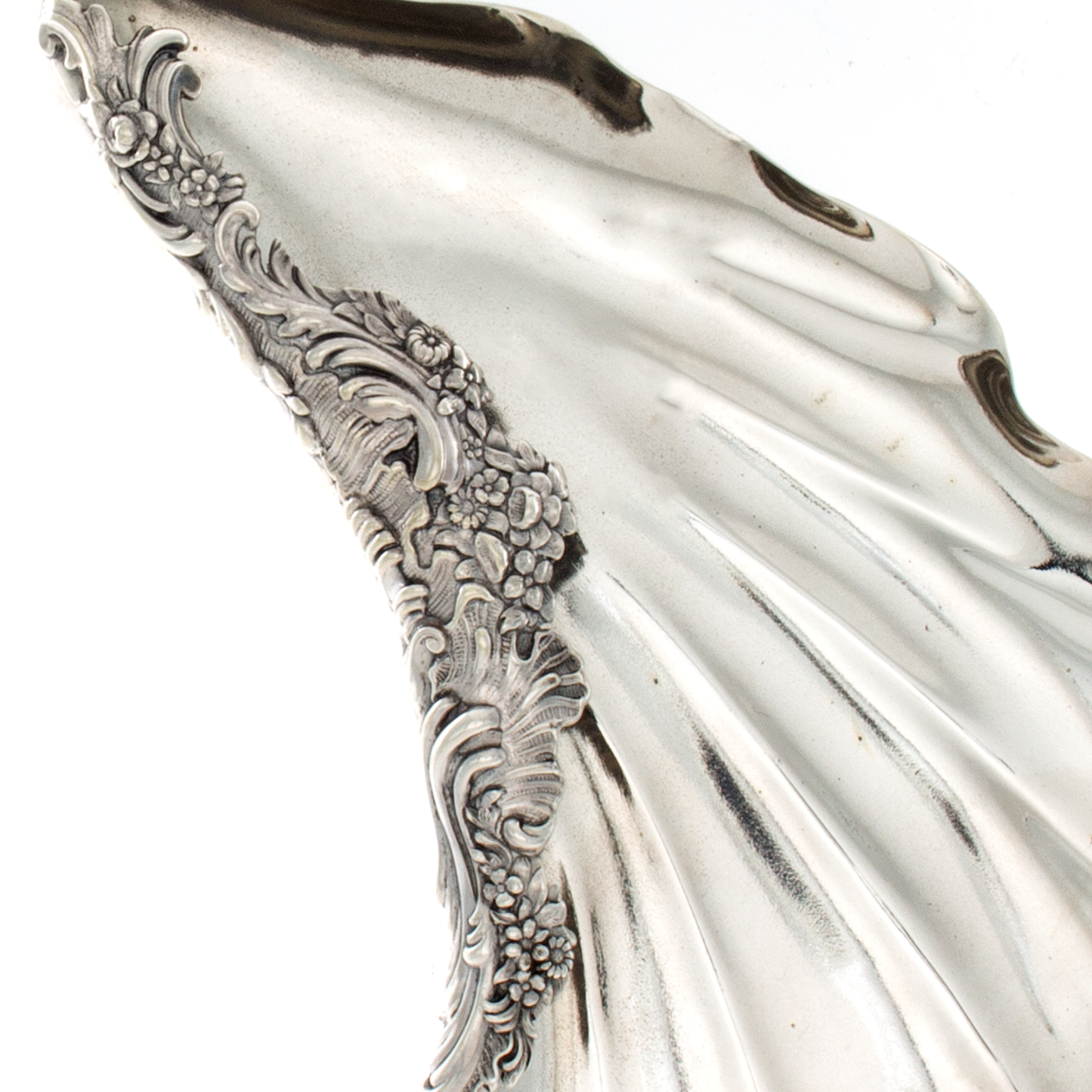 Shiebler Sterling Wave Shaped Oyster Dish