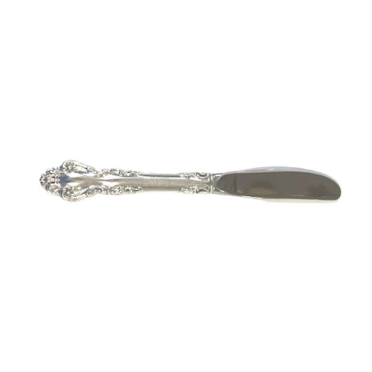 Spanish Baroque Sterling Silver Hollow Handle Spreader