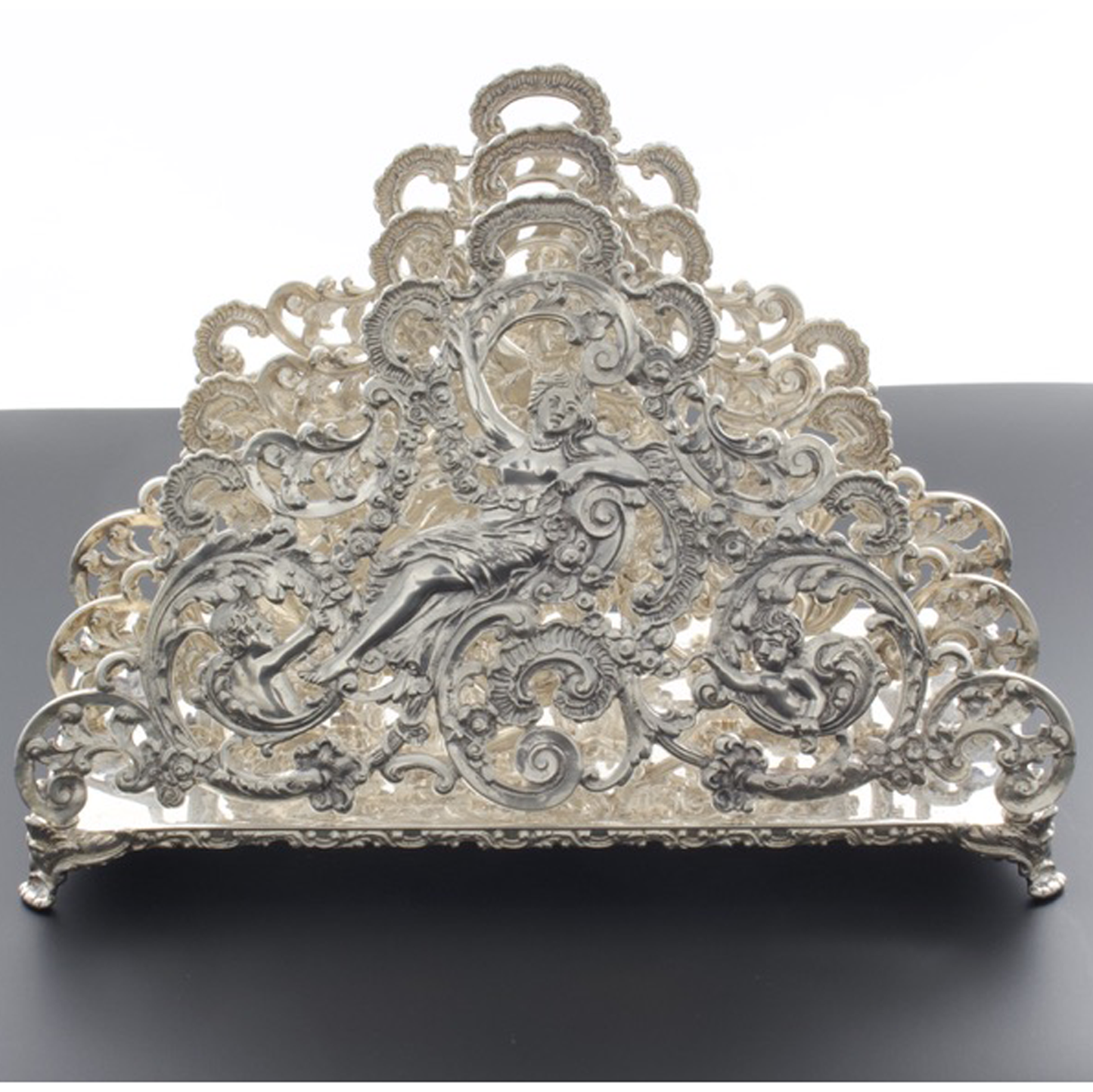 Art Nouveau Sterling letter Holder