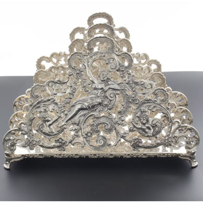 Art Nouveau Sterling letter Holder