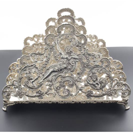 Art Nouveau Sterling letter Holder
