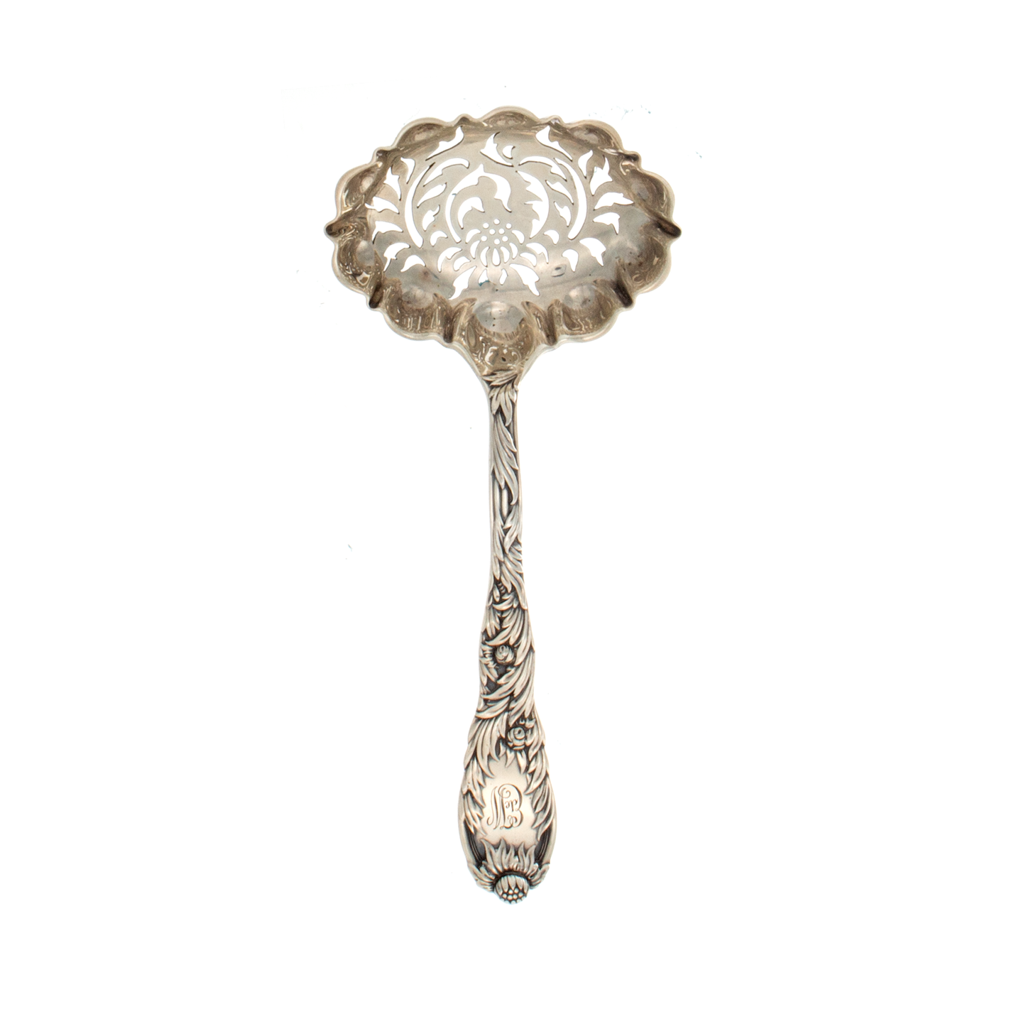 Tiffany Chrysanthemum Sterling Silver Sugar Sifter