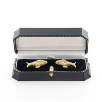 Tiffany 18kt Yellow Gold Fish Cufflinks
