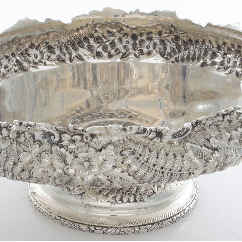 Tiffany Repousse Fern Sterling Tazza