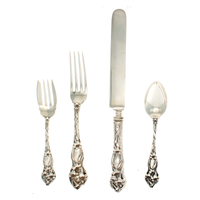 Watson Lily Sterling Silver 4 Piece Dinner Size Setting