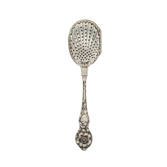 Wild Rose Sterling Silver Handled Tea Infuser