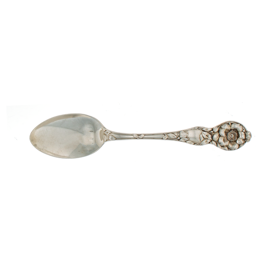 Wild Rose Sterling Silver Teaspoon