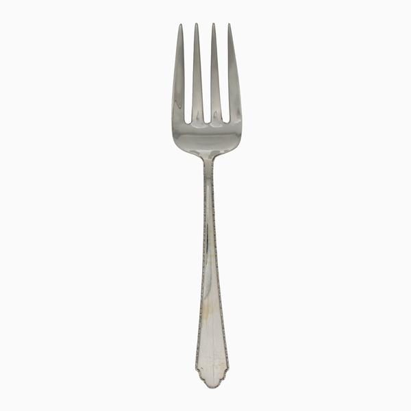 William & Mary Sterling Silver Cold Meat Fork