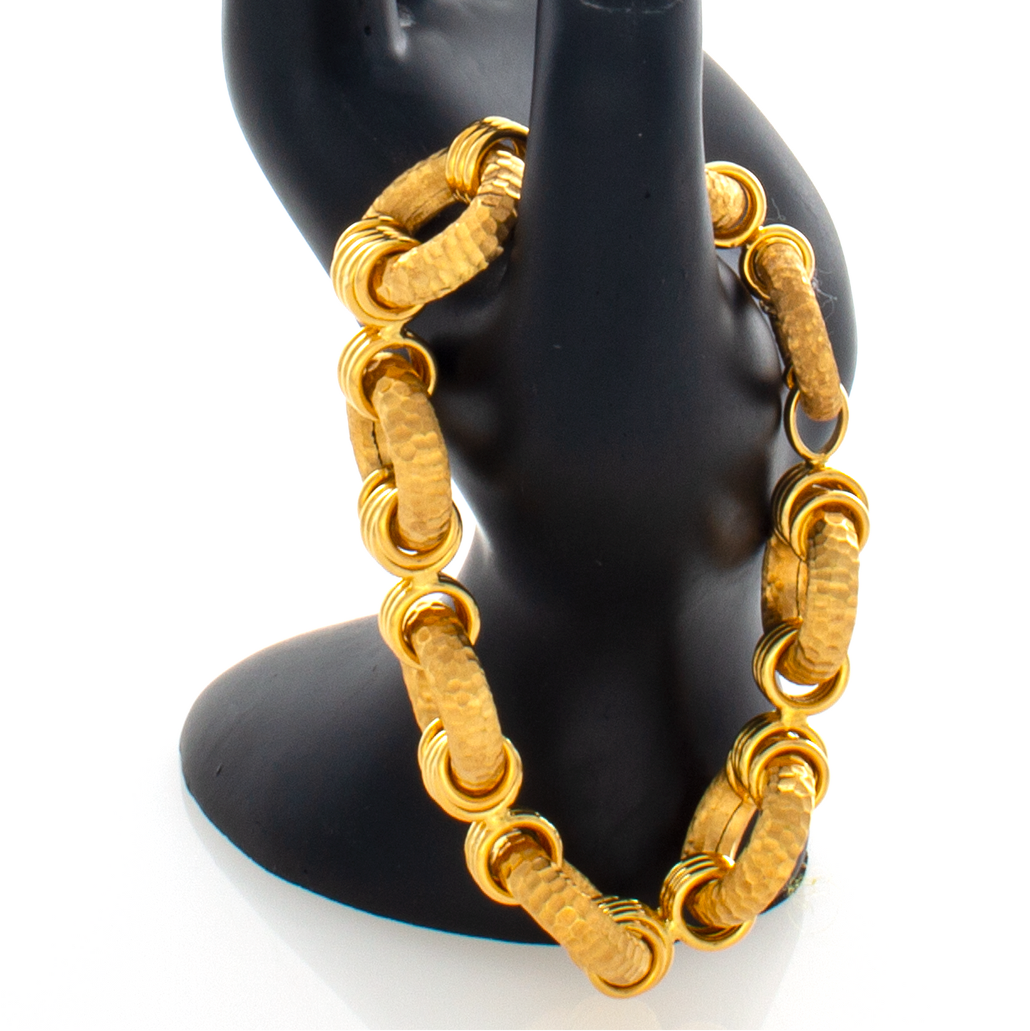 18kt Italian Circle Link Bracelet