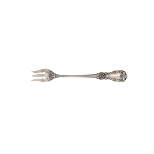 Burgundy Sterling Silver Cocktail Fork