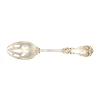Burgundy Sterling Silver Slotted Tablespoon