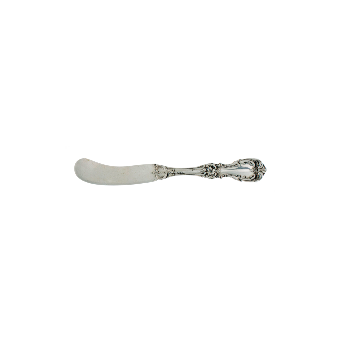 Burgundy Sterling Silver Flat Handle Spreader