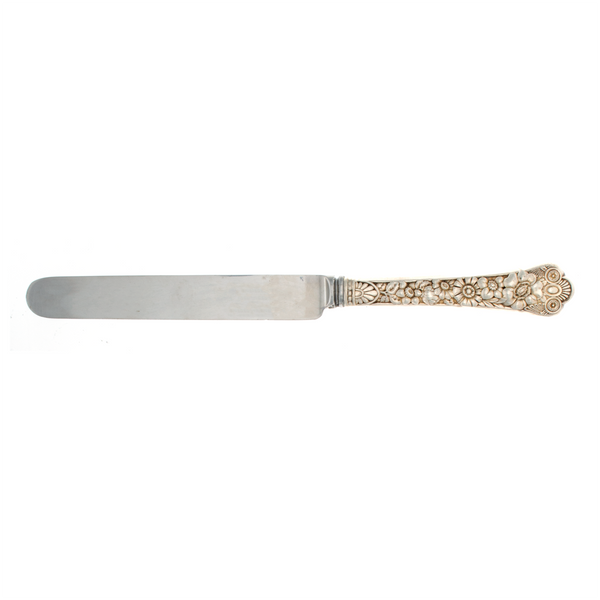 Cluny Sterling Silver Dinner Knife Blunt Blade
