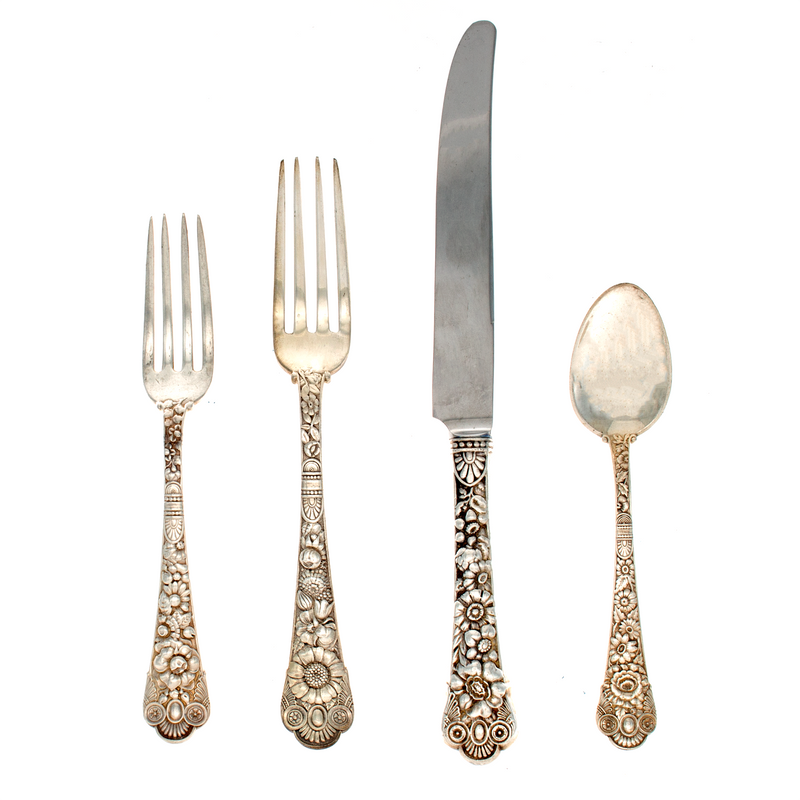 Cluny Sterling Silver Dinner Setting French Blade