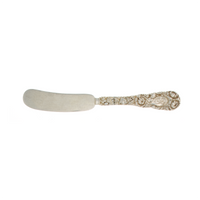 Durgin Chrysanthemum Sterling Silver Cheese butter knife