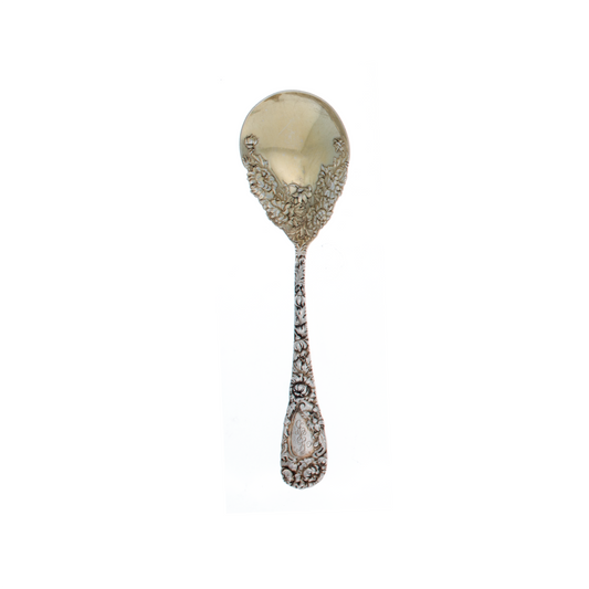 Durgin Chrysanthemum Sterling Silver Sugar Spoon