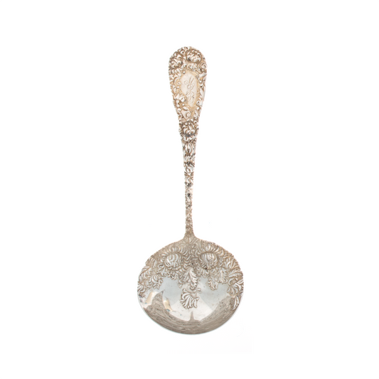 Durgin Chrysanthemum Sterling Silver Gravy Ladle