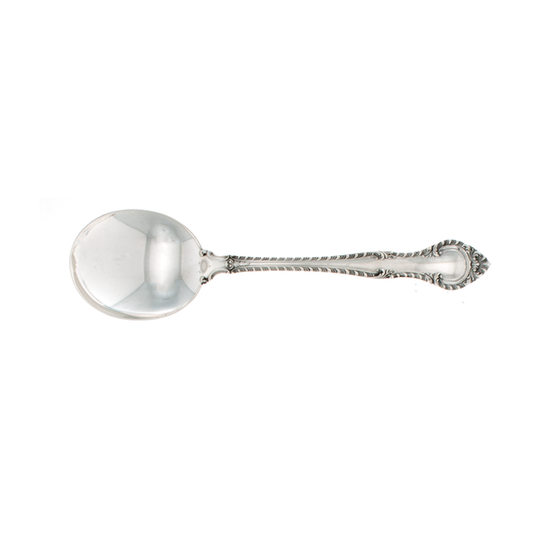 English Gadroon Sterling SilverCream Soup Spoon