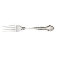 English Gadroon Sterling Silver Dinner Fork