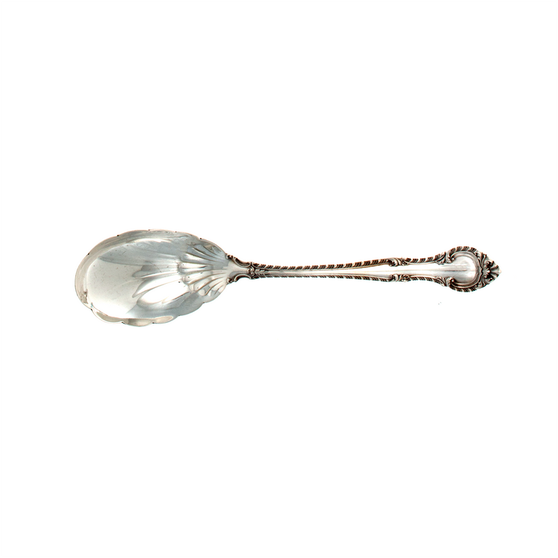 English Gadroon Sterling Silver Sugar Spoon