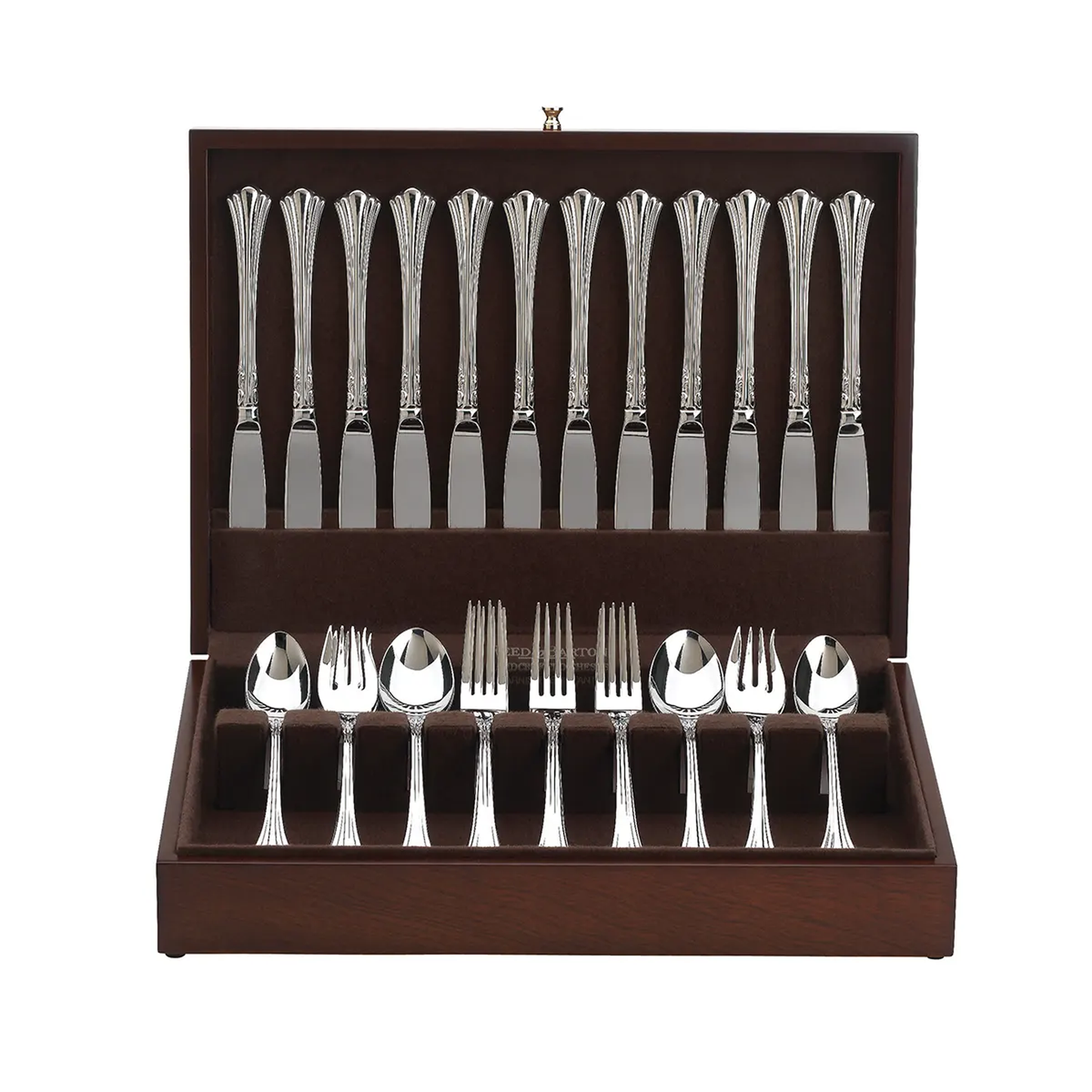 Eureka Flat Mahogany Brown Sterling Silver Chest