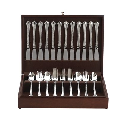 Eureka Flat Mahogany Brown Sterling Silver Chest