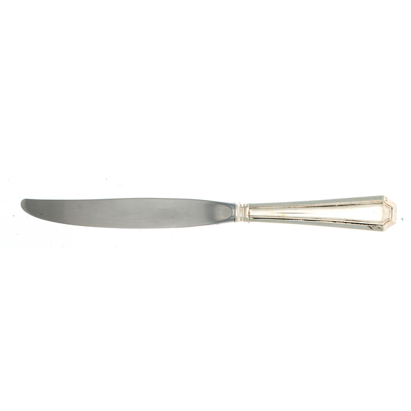 Fairfax Sterling Silver Dinner Knife Modern Blade