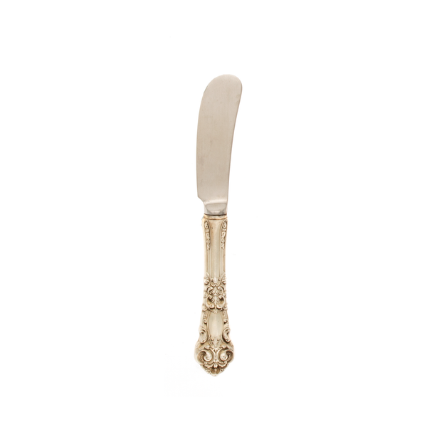 French Renaissance Sterling Silver Hollow Handle Paddle Spreader