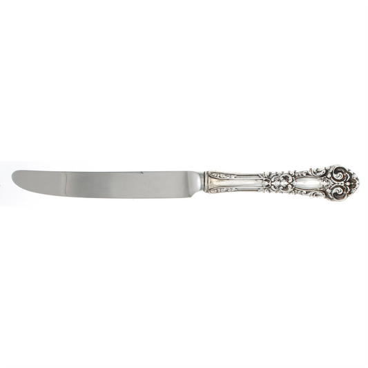 French Renaissance Sterling Silver Dinner Knife French Blade