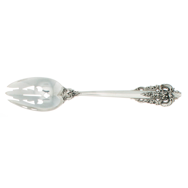 Grande Baroque Sterling Silver Slotted Tablespoon