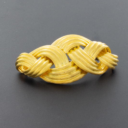 Henry Dunay 18kt Yellow Gold Brooch