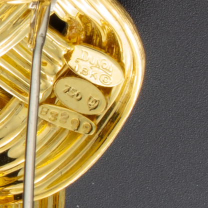 Henry Dunay 18kt Yellow Gold Brooch