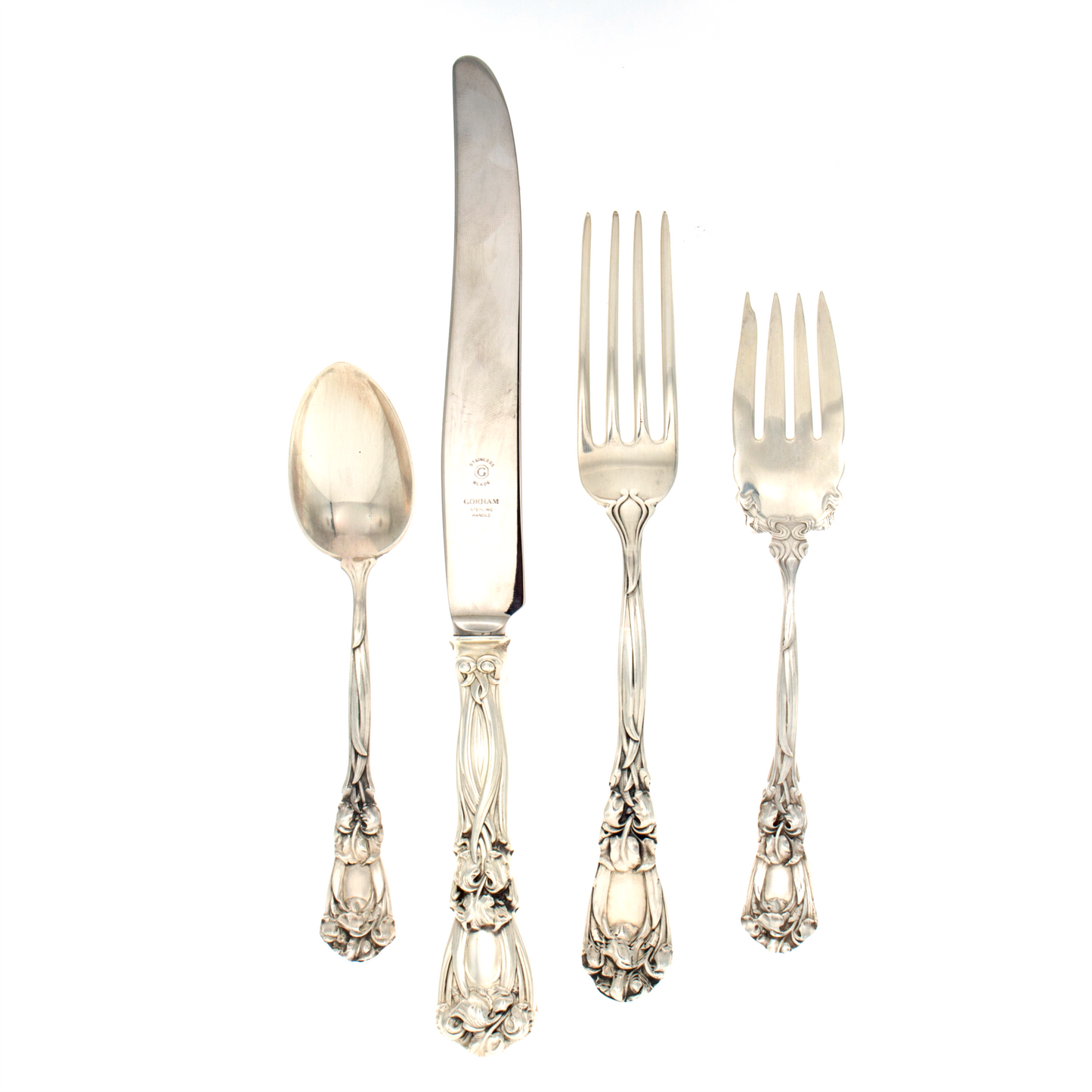 Iris Sterling 4 Piece Dinner Size Setting