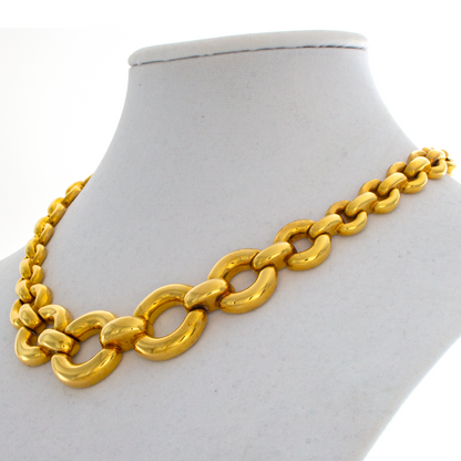 Italian 14kt Yellow Gold Cable Link Necklace