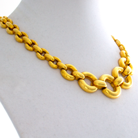 Italian 14kt Yellow Gold Cable Link Necklace