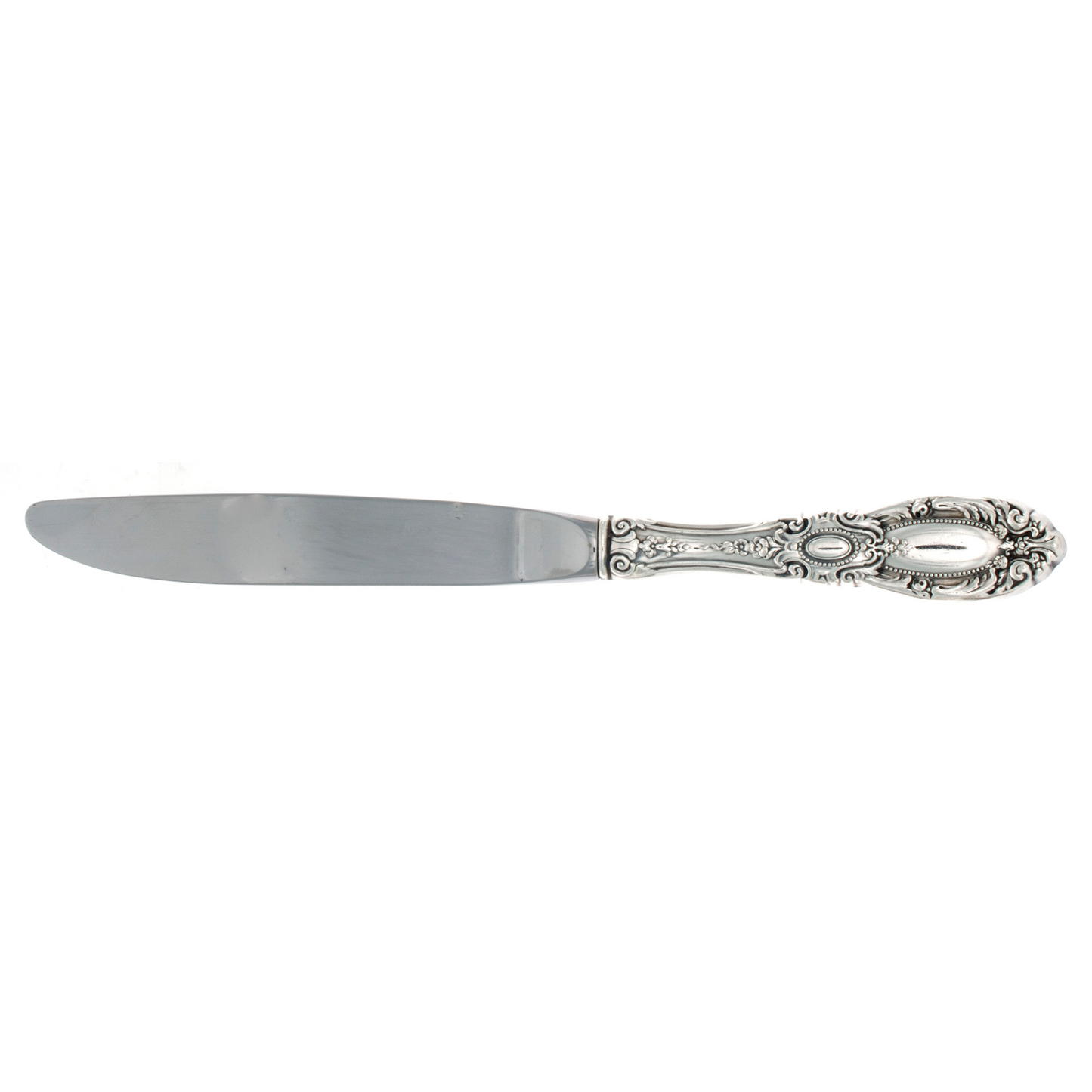 King Richard Sterling Silver Dinner Size Knife with Modern Blade