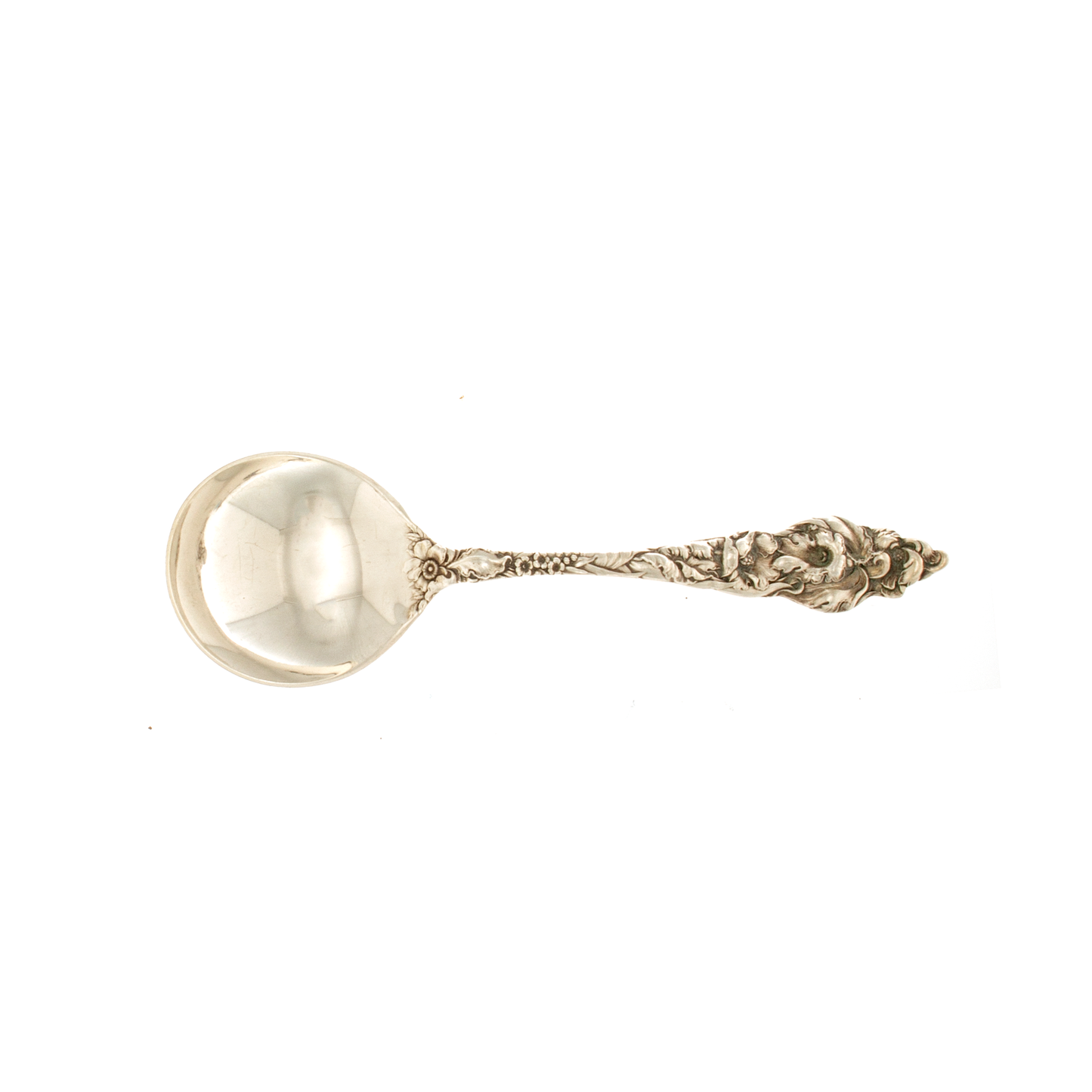 Les Six Fleurs Sterling Silver Cream Soup Spoon