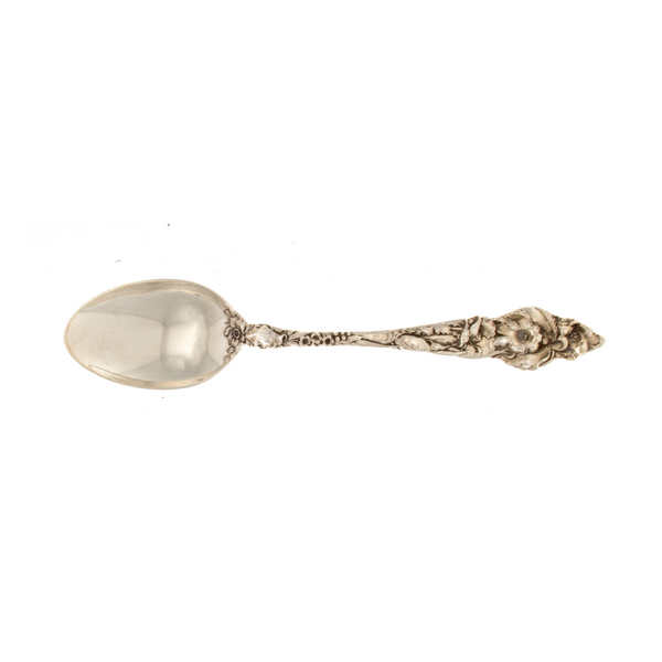 Les Six Fleurs Sterling Silver Oval Soup Spoon